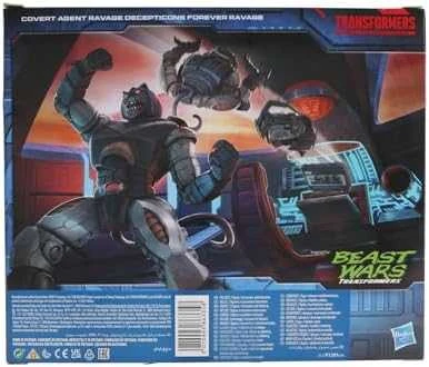 Hasbro Transformers War From Cybertron Covert Agent Ravage + Decepticon Forever Ravage figures set 15cm