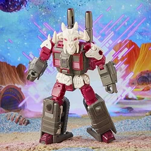 Žaislas - Hasbro Transformers Generations Legacy Deluxe klasės Skullgrin, transformuojamas figūra, tanko režimas