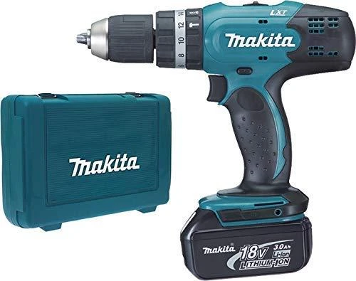 Smūginis suktuvas-gręžtuvas Makita DHP453RFE; 18 V; 2x3,0 Ah akum.