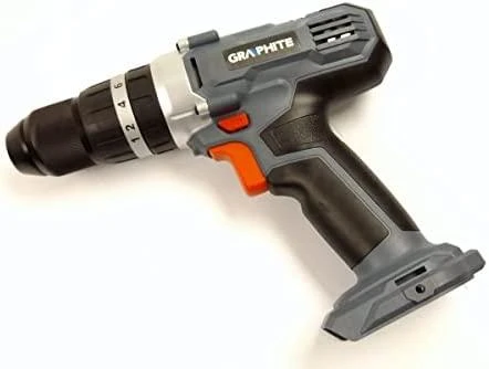 Smūginis Akumuliatorinis gręžtuvas - suktuvas GRAPHITE 58G010, 18V, be akumuliatoriaus ir kroviklio