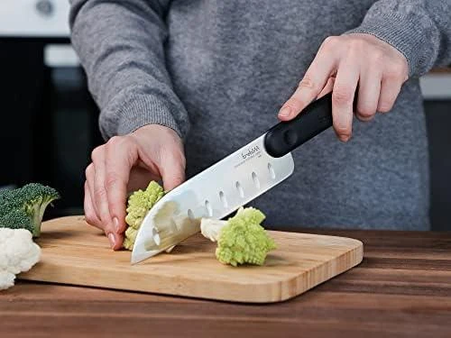 Santoku peilis - juodas / Trebonn