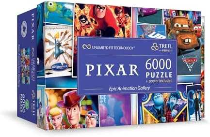 Trefl Dėlionė 6000 vnt. - Pixar animacija