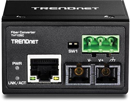 TRENDnet 100Base-FX MM šviesolaidinis keitiklis. SC, 2 km, IP 30 (TI-F10SC)
