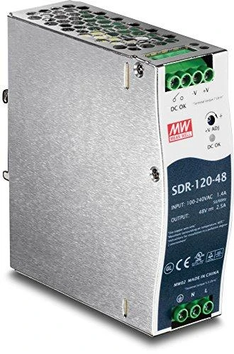 TRENDnet DIN bėgis 48V 120W TI-PG541 maitinimas