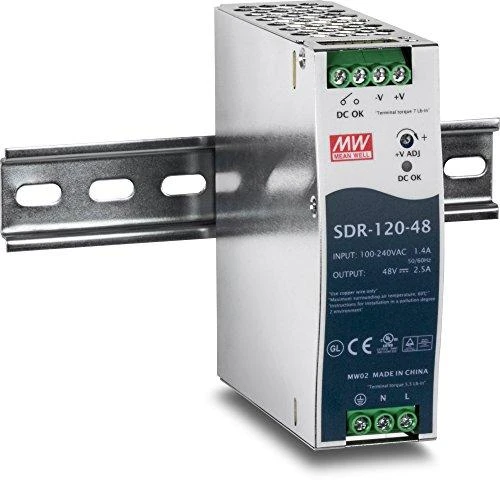 TRENDnet DIN bėgis 48V 120W TI-PG541 maitinimas