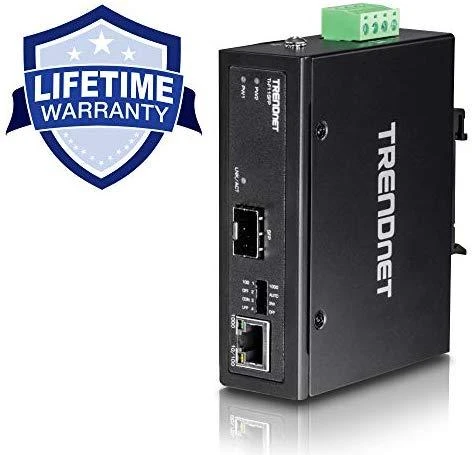 Carruzzo Trendnet TI-F11SFP tinklo medijos keitiklis 1000 Mbit/ai Juoda