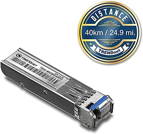 Šakotuvas TRENDnet SFP SM LC 40km 1310/1550 - Šviesolaidis - 1000 Mbit/s - SFP - LC - LR - 40000 m