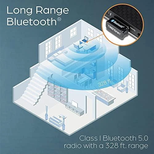 Adapteris bluetooth TRENDnet TRENDnet Micro Bluetooth 5.0 USB adapteris