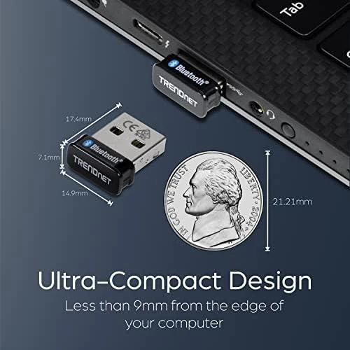 Adapteris bluetooth TRENDnet TRENDnet Micro Bluetooth 5.0 USB adapteris