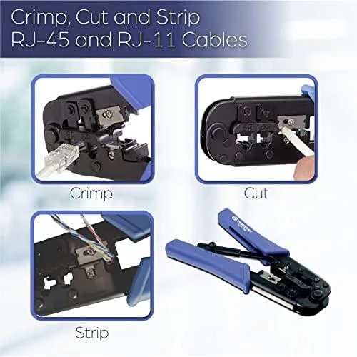 TRENDNET RJ-11/RJ-45 CRIMP/CUT/STRIP TAIP PAT