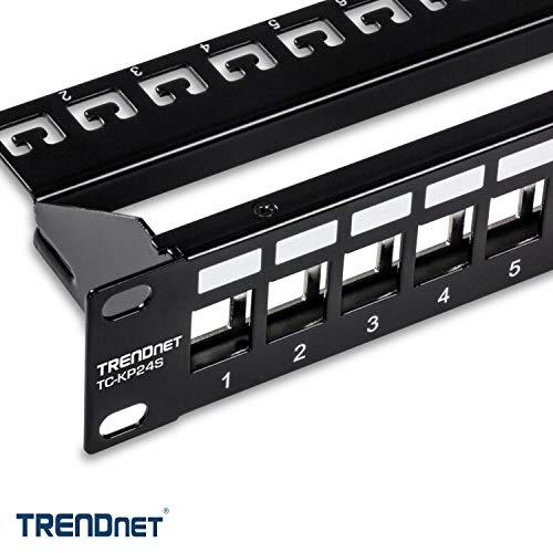 TRENDnet TRENDnet TC-KP24S Patch skydelis, 24 prievadai be Keystone ekranuoto 1 HE