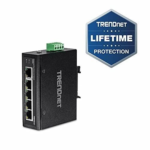 Šakotuvas Trendnet 5-PORT IND.FAST ETH SWITCH - DIN-RAIL