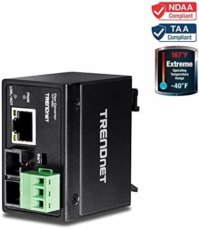 TRENDnet 100Base-FX MM šviesolaidinis keitiklis. SC, 2 km, IP 30 (TI-F10SC)