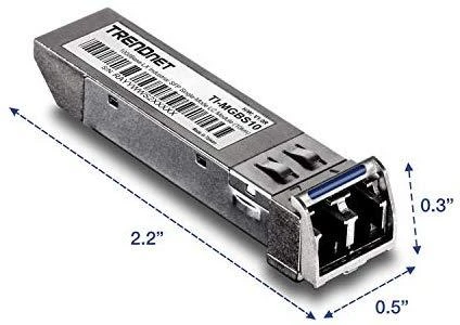 Šakotuvas Carruzzo Trendnet TI-MGBS10 tinklo siųstuvų-imtuvų modulis Optinis pluoštas 1250 Mbit/ai SFP 1310 nm