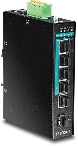 Šakotuvas Carruzzo Trendnet TI-PG541i Valdomas L2+ Gigabit Ethernet (10/100/1000) Maitinimas per Eternetą (PoE) Juoda