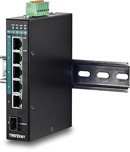 Šakotuvas Carruzzo Trendnet TI-PG541i Valdomas L2+ Gigabit Ethernet (10/100/1000) Maitinimas per Eternetą (PoE) Juoda