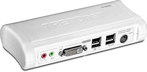 TRENDnet 2 PORT DVI/USB KVM JUNGIKLIŲ RINKINYS (TK-204UK) – Z010051