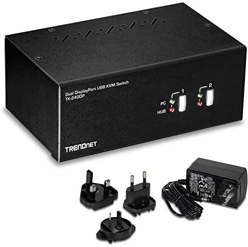 Carruzzo Trendnet TK-240DP KVM jungiklis Juoda