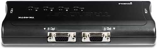 TRENDNET 4 prievadų USB KVM jungiklio rinkinys