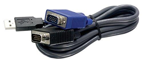 USB kabelis TRENDnet USB-A - D- Sub (VGA) 4,5 m juoda (TKCU15)