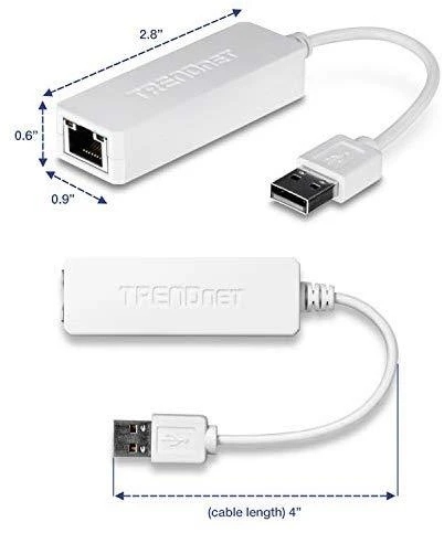 TRENDNET USB IKI 10/100MBPS ADAPTERIS