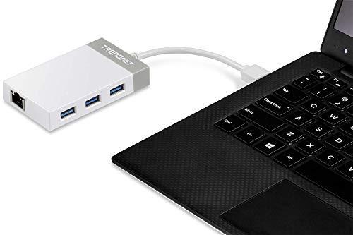 HUB USB TRENDnet 1x RJ-45 + 3x USB-A 3.0 (TU3-ETGH3)