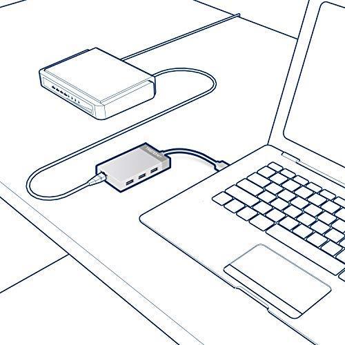 HUB USB TRENDnet 1x RJ-45 + 3x USB-A 3.0 (TU3-ETGH3)
