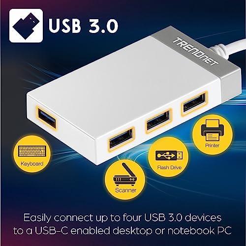 HUB USB TRENDnet 4x USB-A 3.0 (TUC-H4E)