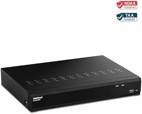 TRENDnet Trendnet TV-NVR1508 tinklo vaizdo įrašymo įrenginys (NVR) juodas