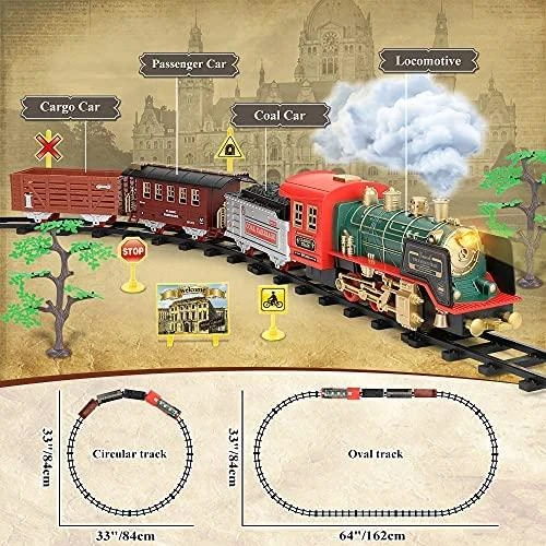 Ravensburger BRIO RAILWAY traukinys su pakraunamu varikliu ir USB kabeliu, 33599