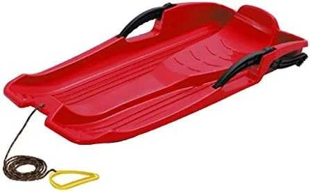 Plastikinės rogutės su stabdžiais Prosperplast Hornet, raudonos