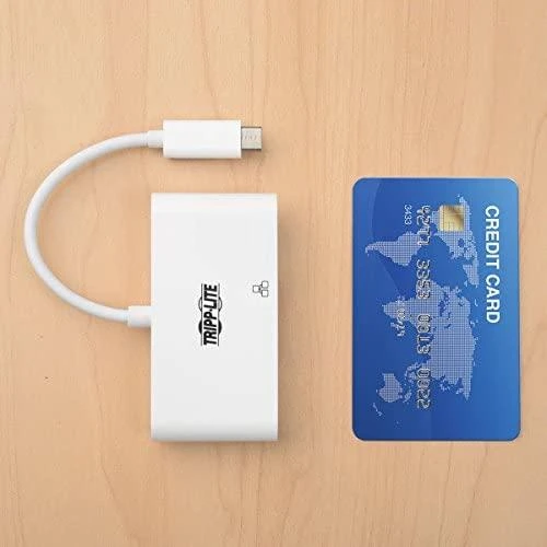 Tripp Lite USB-C dokas U444-06N-H4GU-C Single Ekranas/1xHDMI/iki sngle 4K/1xUSB 3.2/palaikymas PD 60W/Baltas/Maitinimo šaltinis neįtrauktas