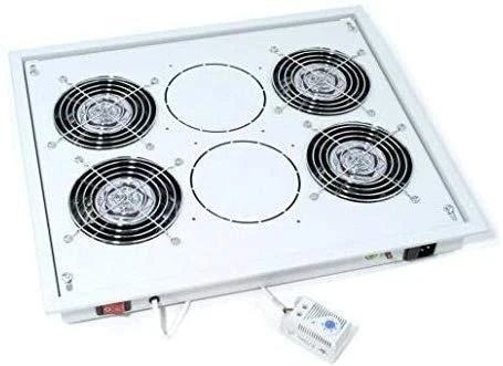 Vėdinimo skydo lentyna 19" TRITON stogo 4 ventiliatoriai RAC-CH-X04-X3