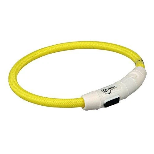 Trixie Per USB pakraunamas šviečiantis žiedas L-XL 65 cm, žalios sp