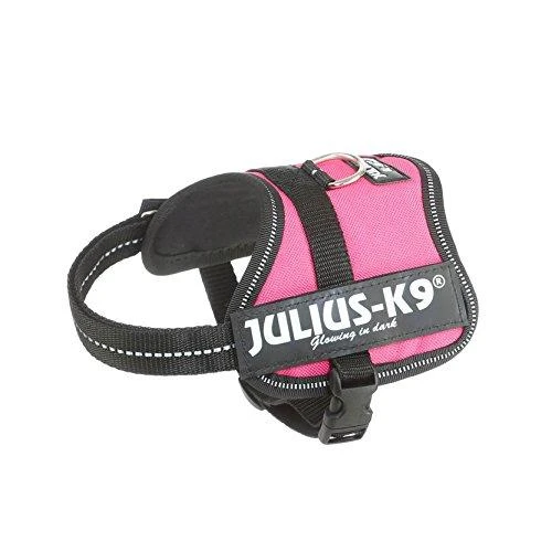 Trixie diržai Julius-K9, Baby 2/Xs-S: 33-45 cm, fuksija