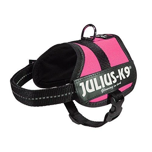 Trixie diržai Julius-K9, Baby 2/Xs-S: 33-45 cm, fuksija