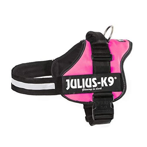 Trixie diržai Julius-K9, 2/L-XL: 71-96 cm, fuksijos spalvos