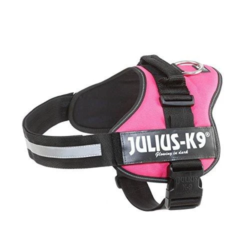 Trixie diržai Julius-K9, 2/L-XL: 71-96 cm, fuksijos spalvos