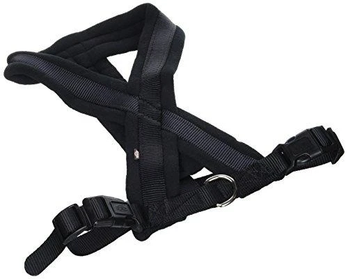 TRIXIE Premium touring petnešos, XS-S 30-55cm/15mm, juodos
