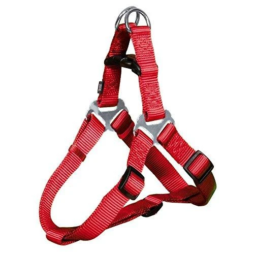 TRIXIE Premium One Touch petnešos, L 65-80cm/25mm, juodos