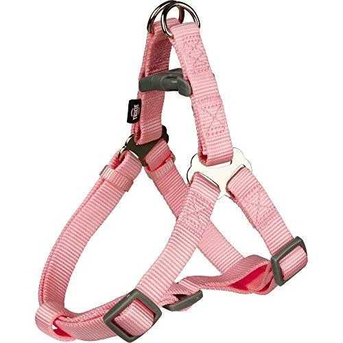 TRIXIE Premium One Touch petnešos, L 65-80cm/25mm, juodos