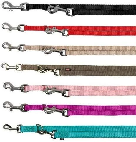 TRIXIE Premium pritaikomas pavadys, dvisluoksnis, XS 2m/10mm, mėlynas
