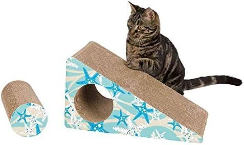 Trixie Braižymo stulpelis TX48003 2 dalių ruda-mėlyna 48 cm