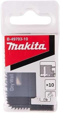 Makita B-49703-10 Pjūkleliai gipso plokštei DSD180 55x18x0,55 mm 10 vnt.