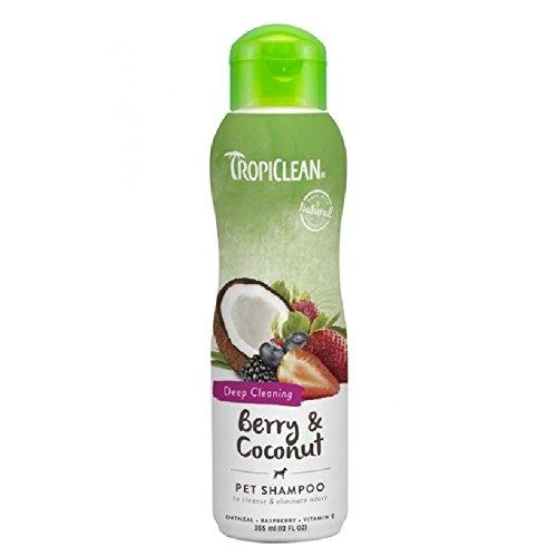 „Tropiclean“ – uogų ir kokosų šampūnas – 355 ml (719.2100)