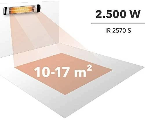 Kvarcinis infraraudonųjų spindulių šildytuvas Trotec IR 2570 S