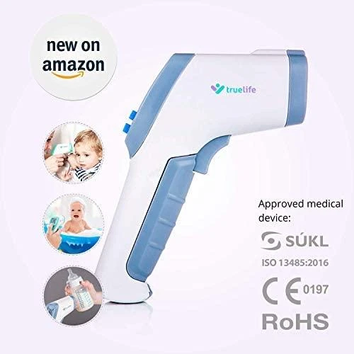 Bekontaktis termometras TrueLife Care Q7, mėlynas