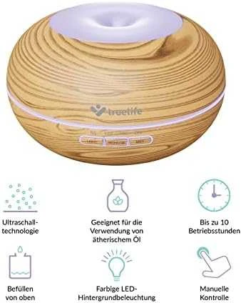 Drėkintuvas TrueLife AIR aromatų difuzorius D5 Light