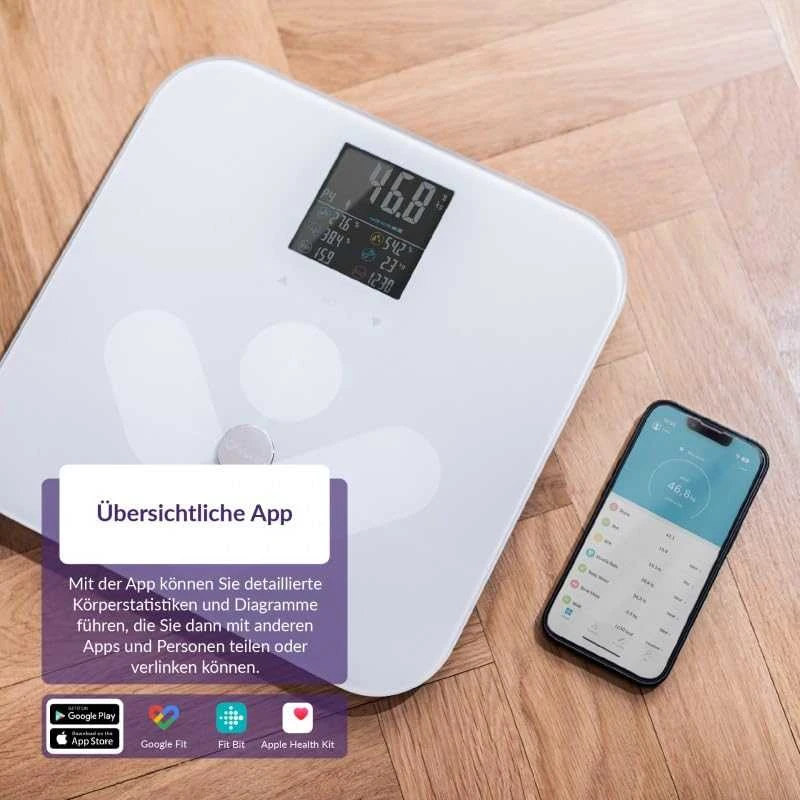 Svarstyklės TrueLife TrueLife FitScale W7 BT Baltas