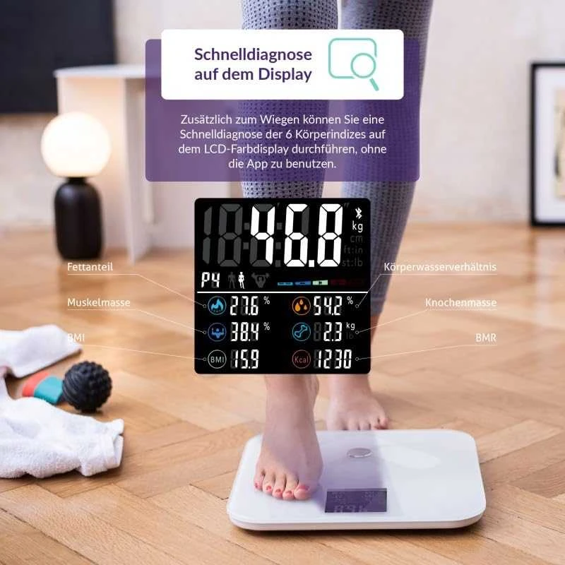 Svarstyklės TrueLife TrueLife FitScale W7 BT Baltas